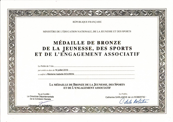 Une distinction méritée