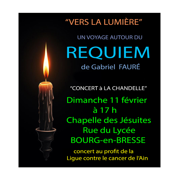 Vers la Lumière, Requiem de Fauré à la Chapelle des Jésuites