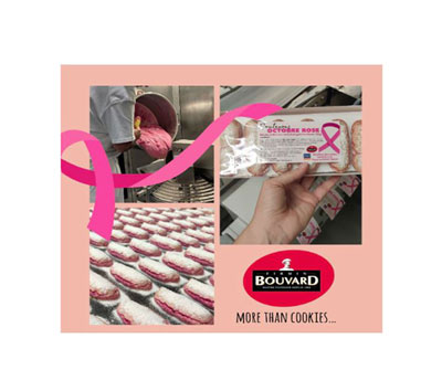 La biscuiterie Bouvard se mobilise pour Octobre Rose