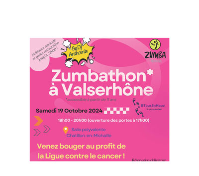 Le Zumbathon de Valserhône !