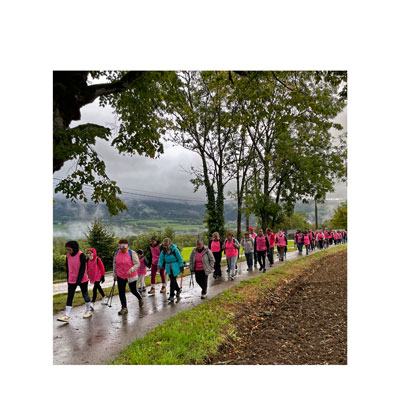 Marche Rose à Valserhône