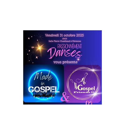 Soirée Gospel à Péronnas
