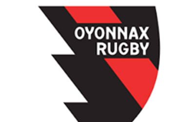 Oyonnax : un chèque de 3500 € versé par Oyonnax Rugby à la Ligue contre le cancer.